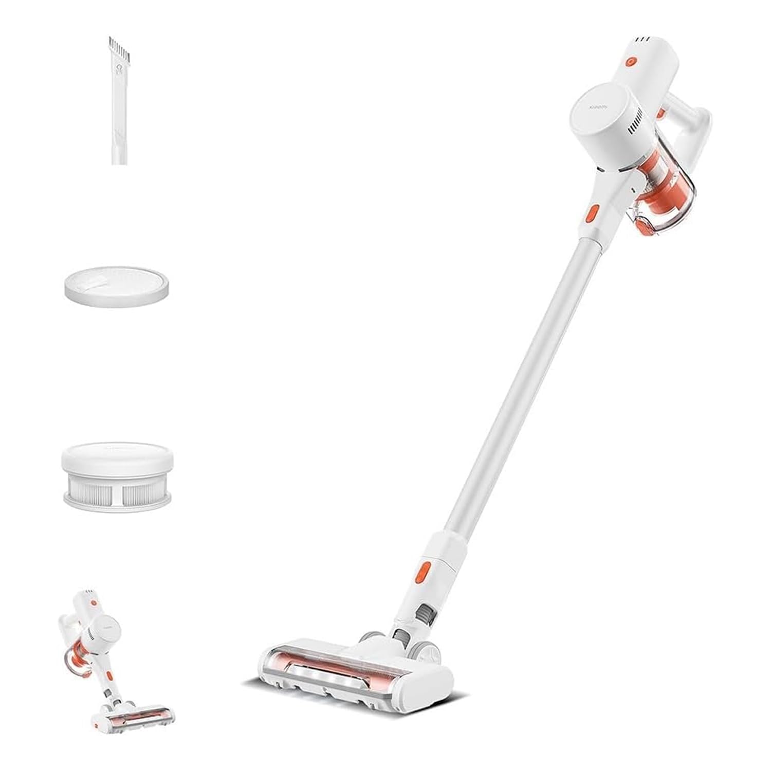 XIAOMI Vacuum Cleaner G20 Lite| Aspiradora inalámbrica|18000 Pa/65AW|Batería de Larga duración |Cepillo multisuperficie|Luces LED|Filtración de 5 etapas 99.9%|para Pisos, alfombras, Grietas y más