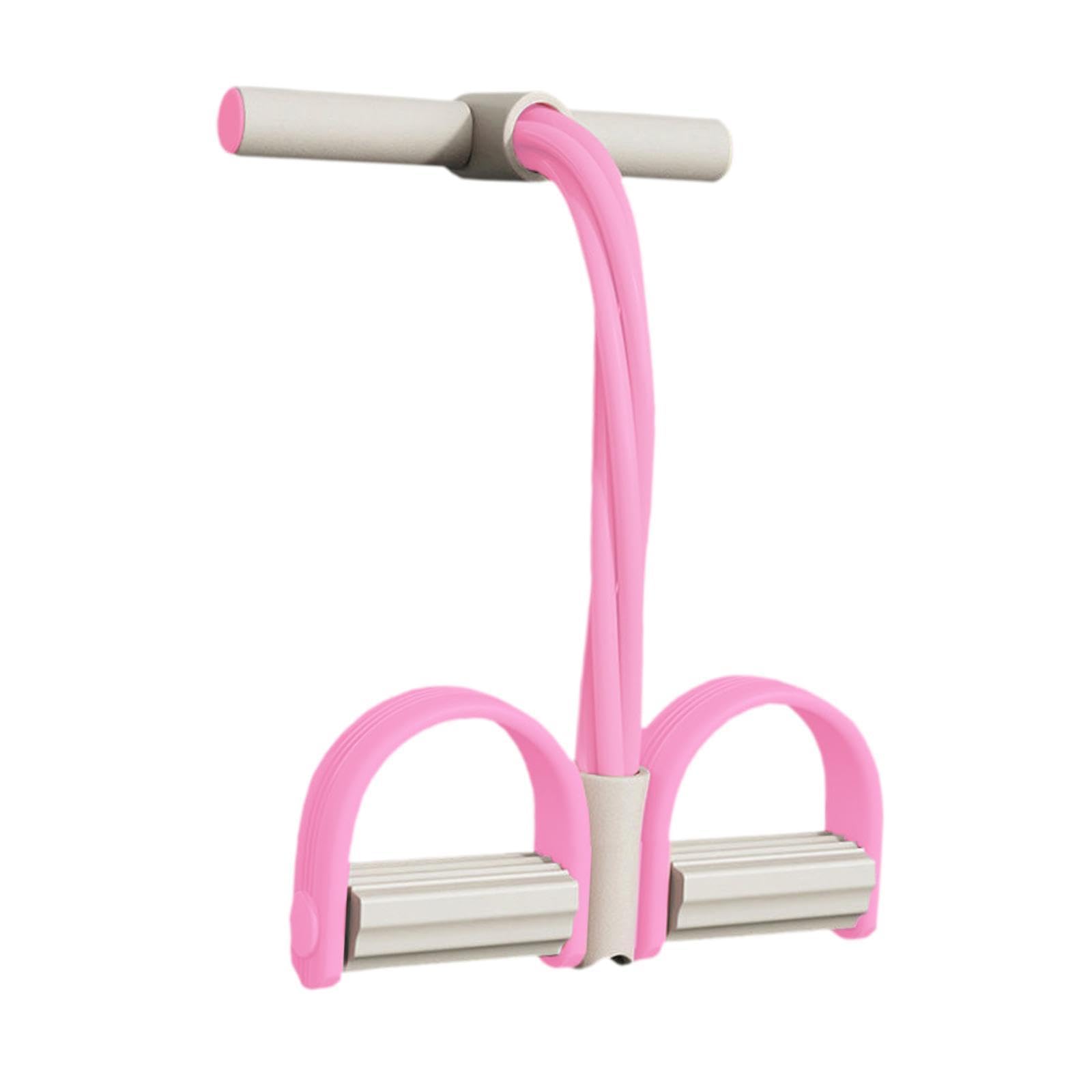 SECRET DESIRE Elastic Pedal Puller Resistance Band Pull Yoga Tension Rope for Back Abdomen Pink Grey (B0D9H8QCD6) Amazon Price History, Amazon Price Tracker