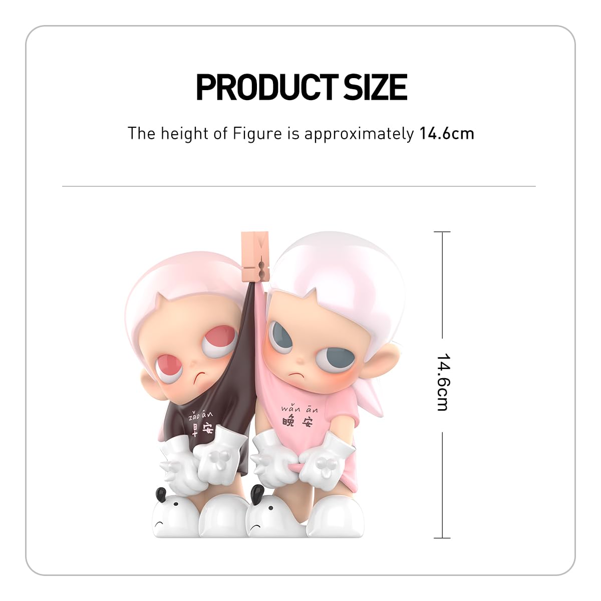 Amazon.co.jp: POP MART Zsiga Romantic Greetings big Figurine