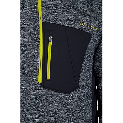 Image of Spyder Men's Bandit Hybrid 1 /2 Zip Fleece Ski Mid Layer Sweater Jacket