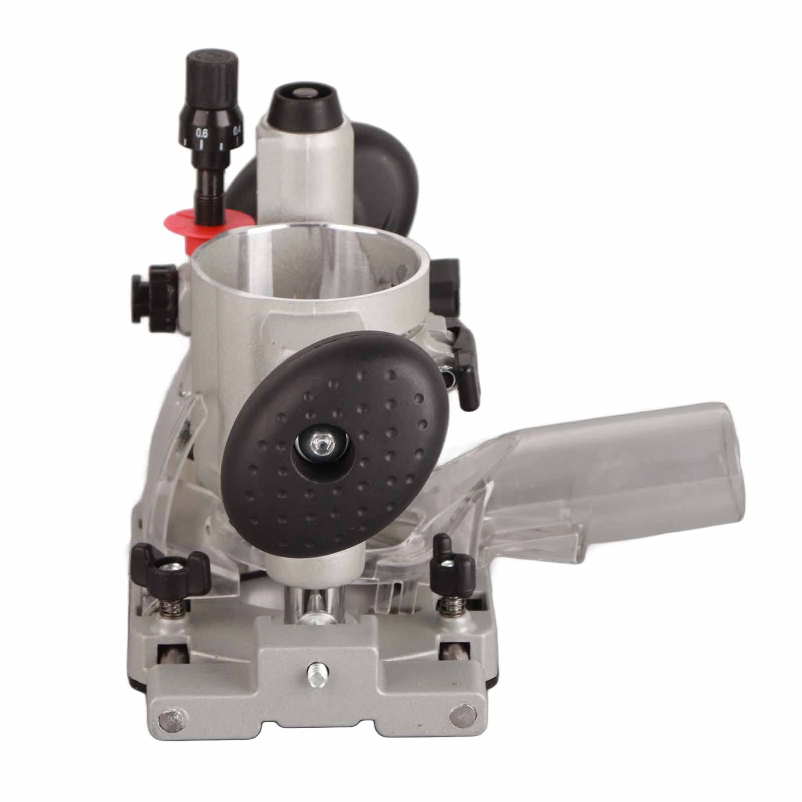 Kompaktowy Zestaw Podstawy do Frezowania z podwójną rękojeścią i przezroczystą osłoną Maszyny do Obróbki Drewna, Pasuje Większości Frezarek z tuleją zaciskową /4-calową i /-calową