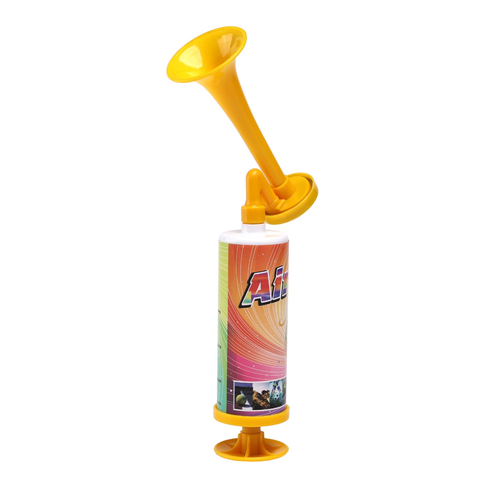 FARBIN Mini bomba de mano de aire cuerno juguete de fútbol para trompeta 5 piezas cuerno deportivo portátil fabricante de ruido fuerte para fiestas, eventos deportivos (mini cuerno manual 5pcs)