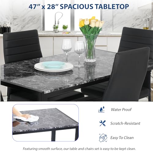 image for FDW Dining Table Set Dining Room Table Set for Small Spaces Kitchen Ta