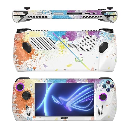 Image of MightySkins Glossy Glitter Skin Compatible with Asus ROG Ally - Splash of Color | Protective, Durable High-Gloss Glitter Finish | Easy to Apply