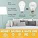 Neporal A19 Rechargeable Light Bulbs, Socket Rechageable Battery Backup for Power Outages, Emergenecy Light Bulbs for Power Failure, Hurricane, Led Bulb 60 Watt Equiv., (Daylight-6 PK)
