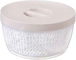 REN0124shuang Kosz odpływowy do zlewu można układać w stos organizer na lodówkę pojemnik na szuflady kosze z pokrywką i zdejmowanym koszem odpływowym do przechowywania warzyw i owoców cedzak odpływ cedzak (rozmiar: średni)