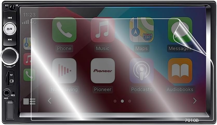 IPG for Gxegauy Double Din Car Stereo, 7 Inch Touchscreen HydroGel Screen Protector Invisible Ultra HD Clear Film Anti Scratch Skin Guard - Smooth/Self-Healing/Bubble -Free
