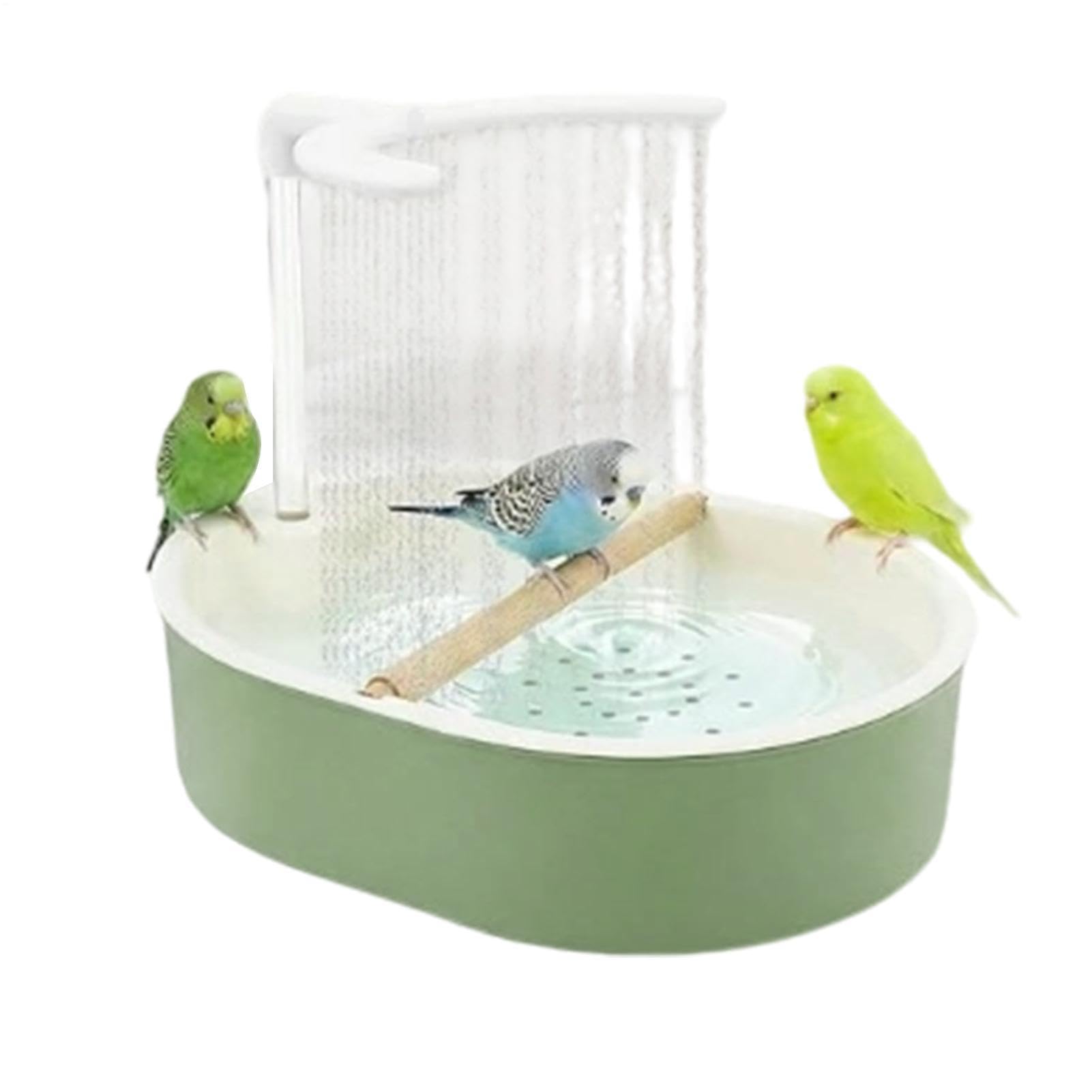 Bain d'oiseau pour cage intérieur automatique contre le picage USB