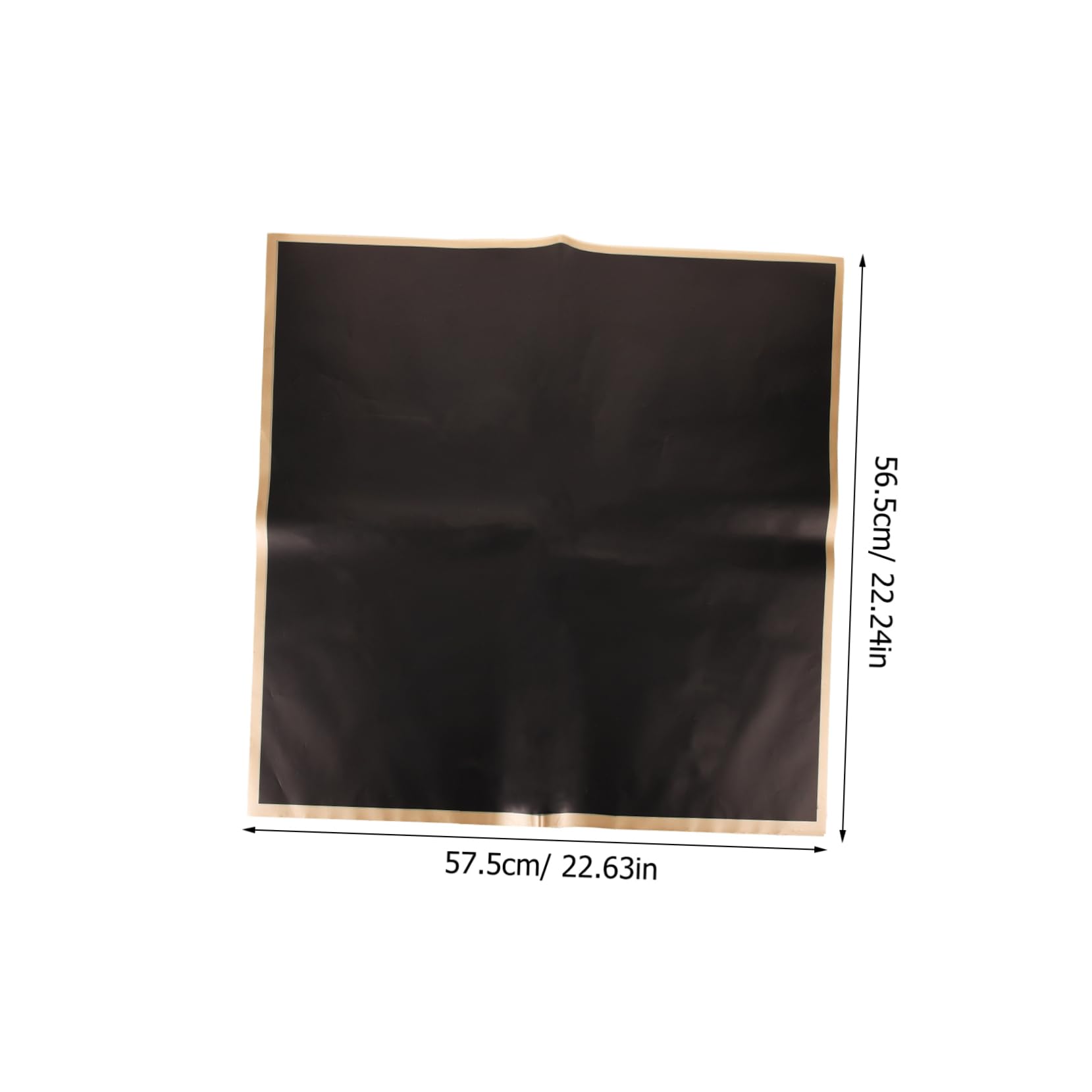 ARTIBETTER 20pcs Penh Jelly Film Wrapping Material Florist Supplies Florist Bouquet Supplies Floral Supplies Bouquet Wrap Paper Black