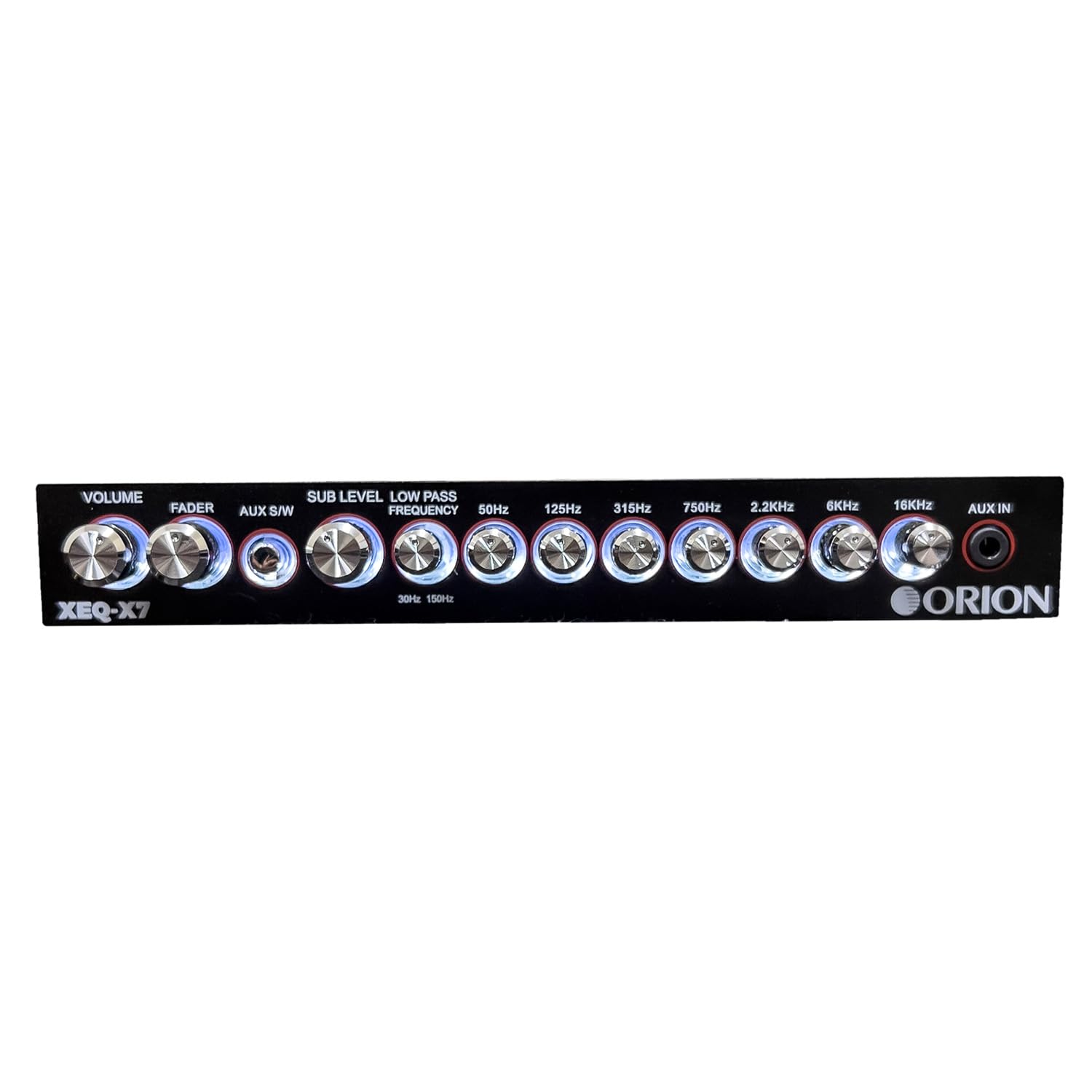 Amazon.com: Orion XEQ-X7 7-Band Graphic Equalizer with Front 3.5mm