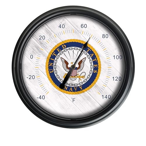 United States Navy Indoor/Outdoor LED Thermometer