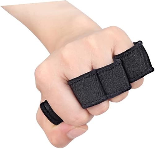 Miniatura 4 de BESPORTBLE 1 par de deportes medio dedo protector Barbell Grips guantes de gimnasio para hombres guantes de gimnasio para hombres guantes de