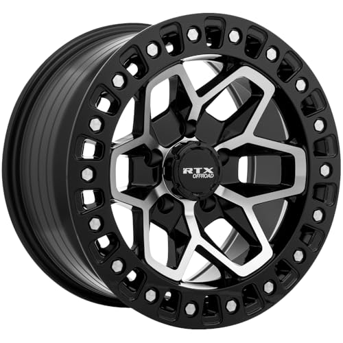 Rtx Zion Wheel 17x9 5x127 Gloss Black Machined -15mm