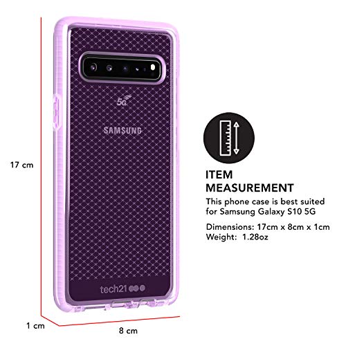 Coque Samsung S10 5G tech21 Evo Check protection antimicrobienne couleur orchidee - 7