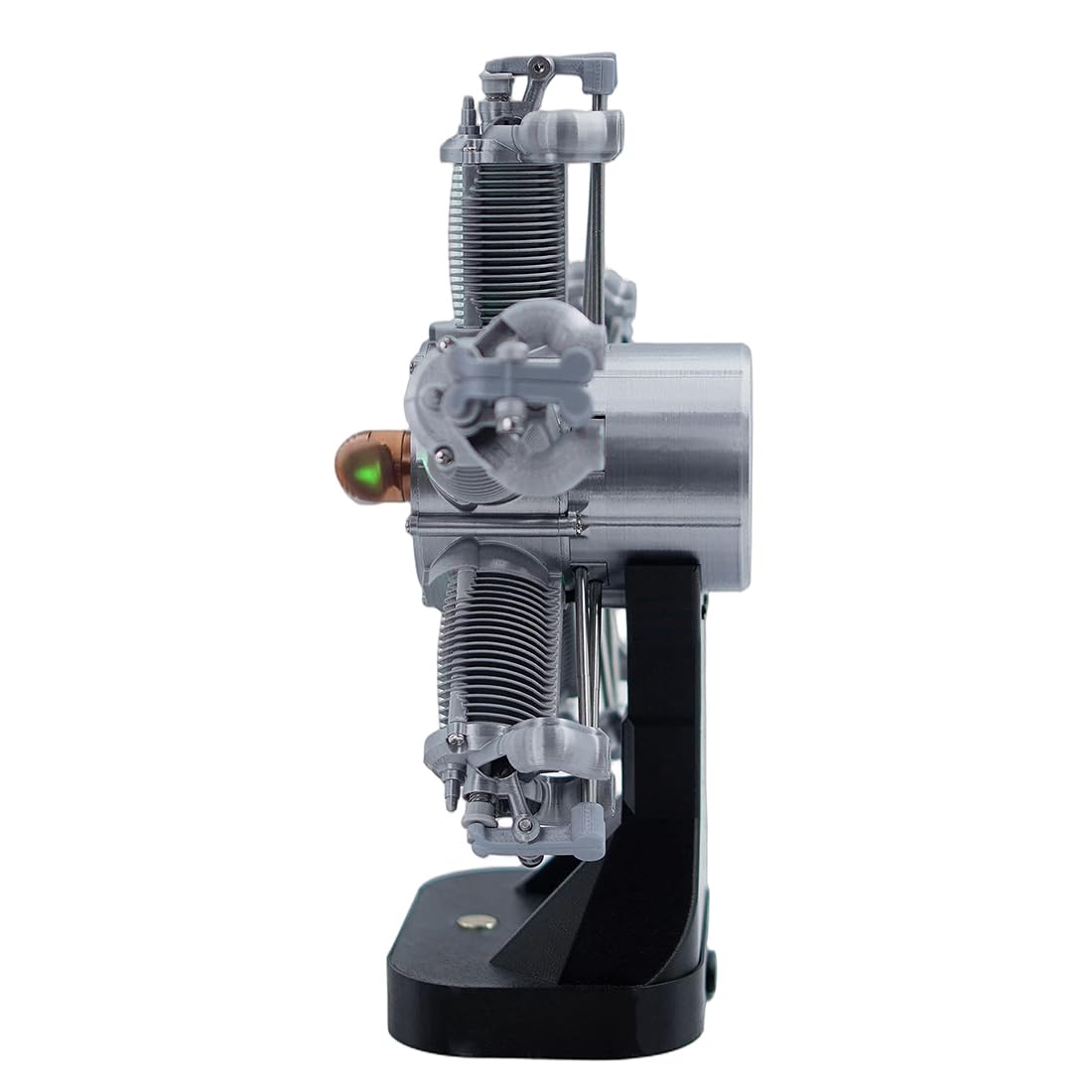 ENJOMOR Zestaw modelarski z nadrukiem 3D do pięciocylindrowego silnika gwiazdowego, mechaniczny zestaw do samodzielnego montażu, element wystawowy silnika pneumatycznego STEM, kreatywna kolekcja
