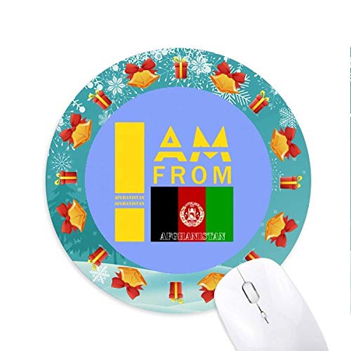 je suis de l'afghanistan tapis de souris souris ronds cadeaux de noël