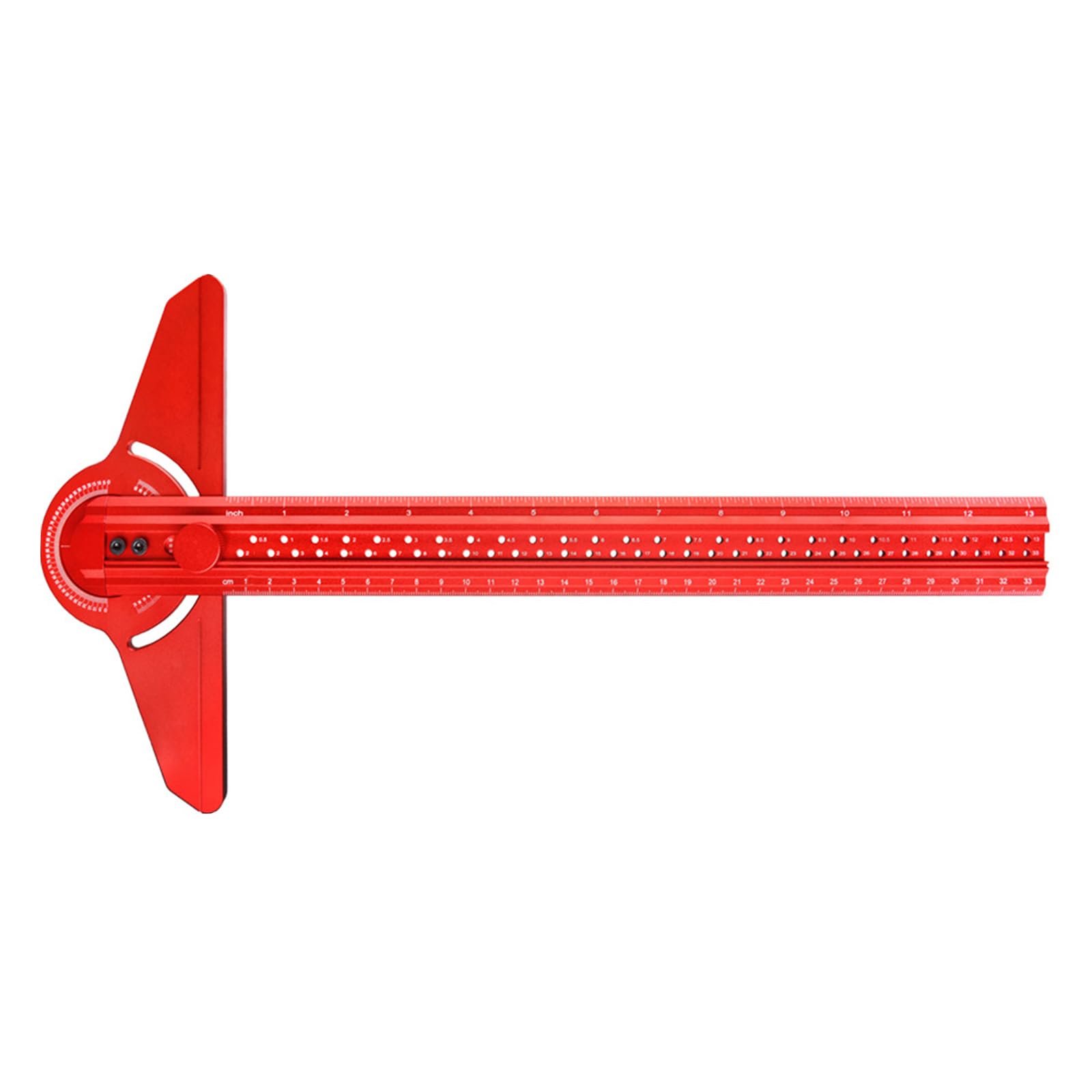Layout Measuring Tool Angles Finder T Ruler Woodworking Scriber Marking Line Ruler Aluminum Angles Gauges Multifunction Lightweight Measuring Instrument