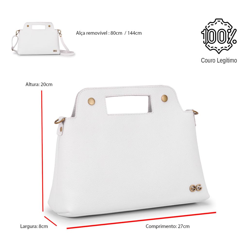 Bolsa Feminina Transversal Branca Média 100% Couro Legítimo em promoção! Veja a oferta e mais achadinhos de Bolsas 8 Hoje é o melhor dia para comprar Bolsa Feminina Transversal Branca Média 100% Couro Legítimo com aquele preço maroto! Promoção! Aproveite a oferta! 8