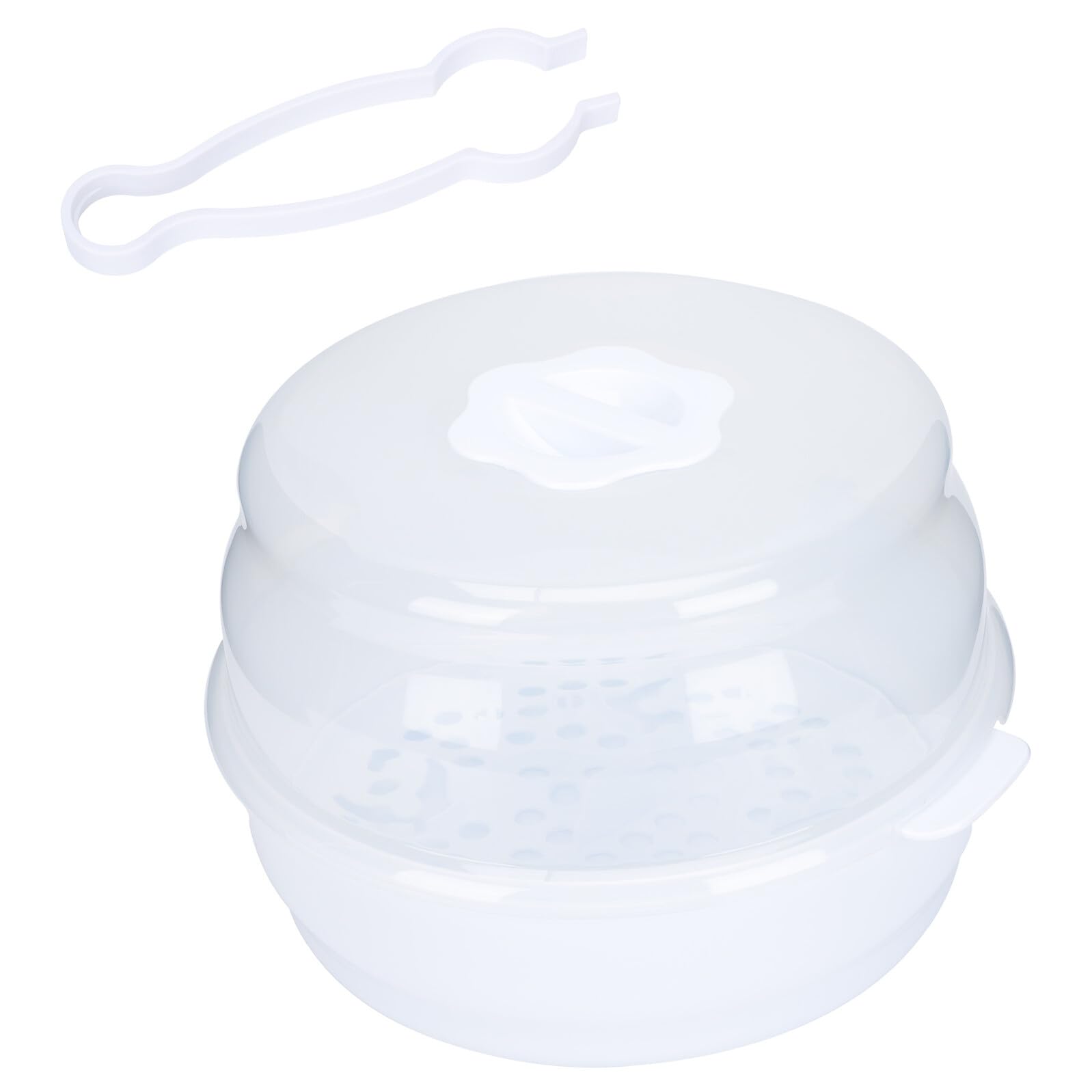Caja Esterilizadora de Biberones Color Blanco Pp para Microondas