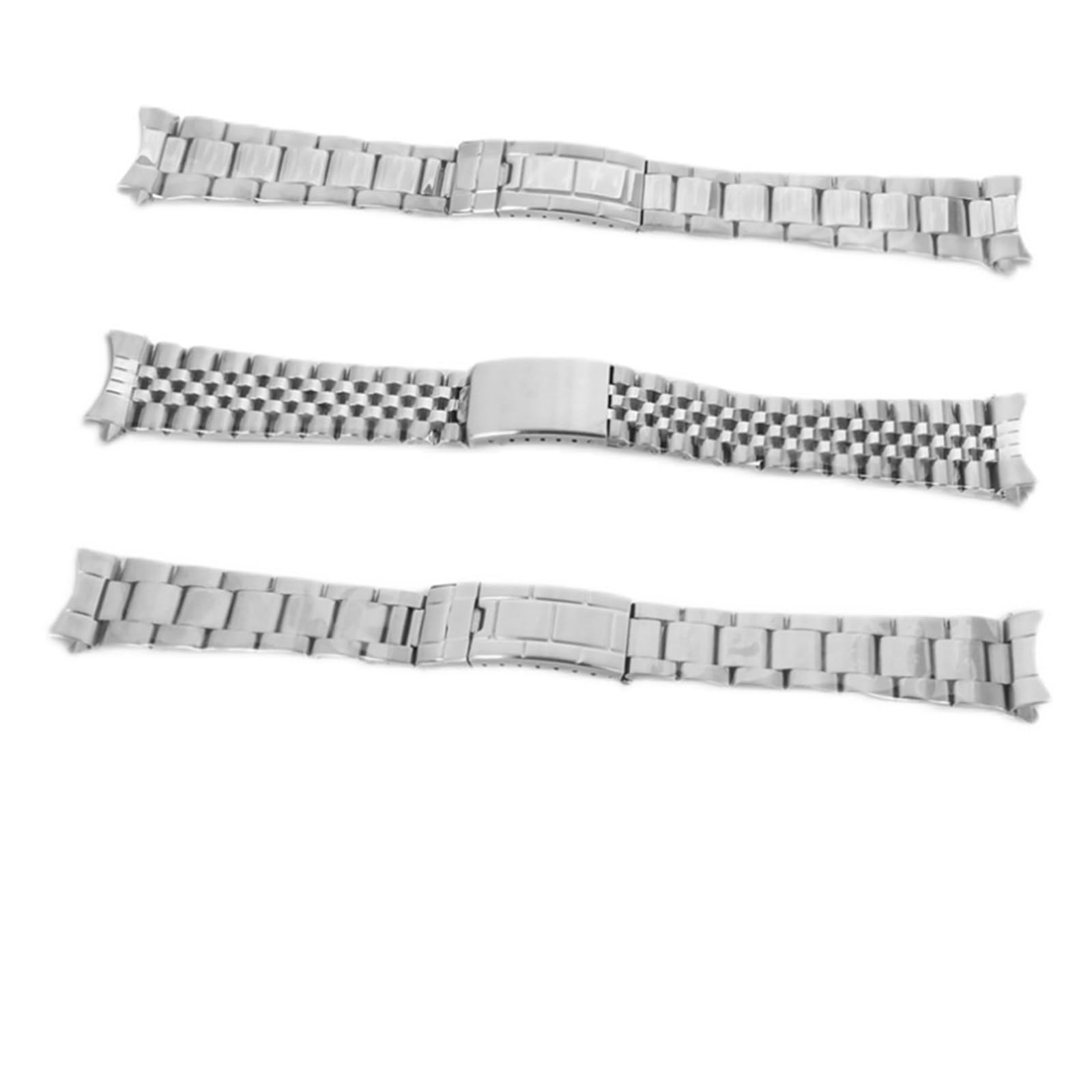 HMFANG Bracelet de montre en acier inoxydable 20 mm compatible avec boîtier de montre vintage