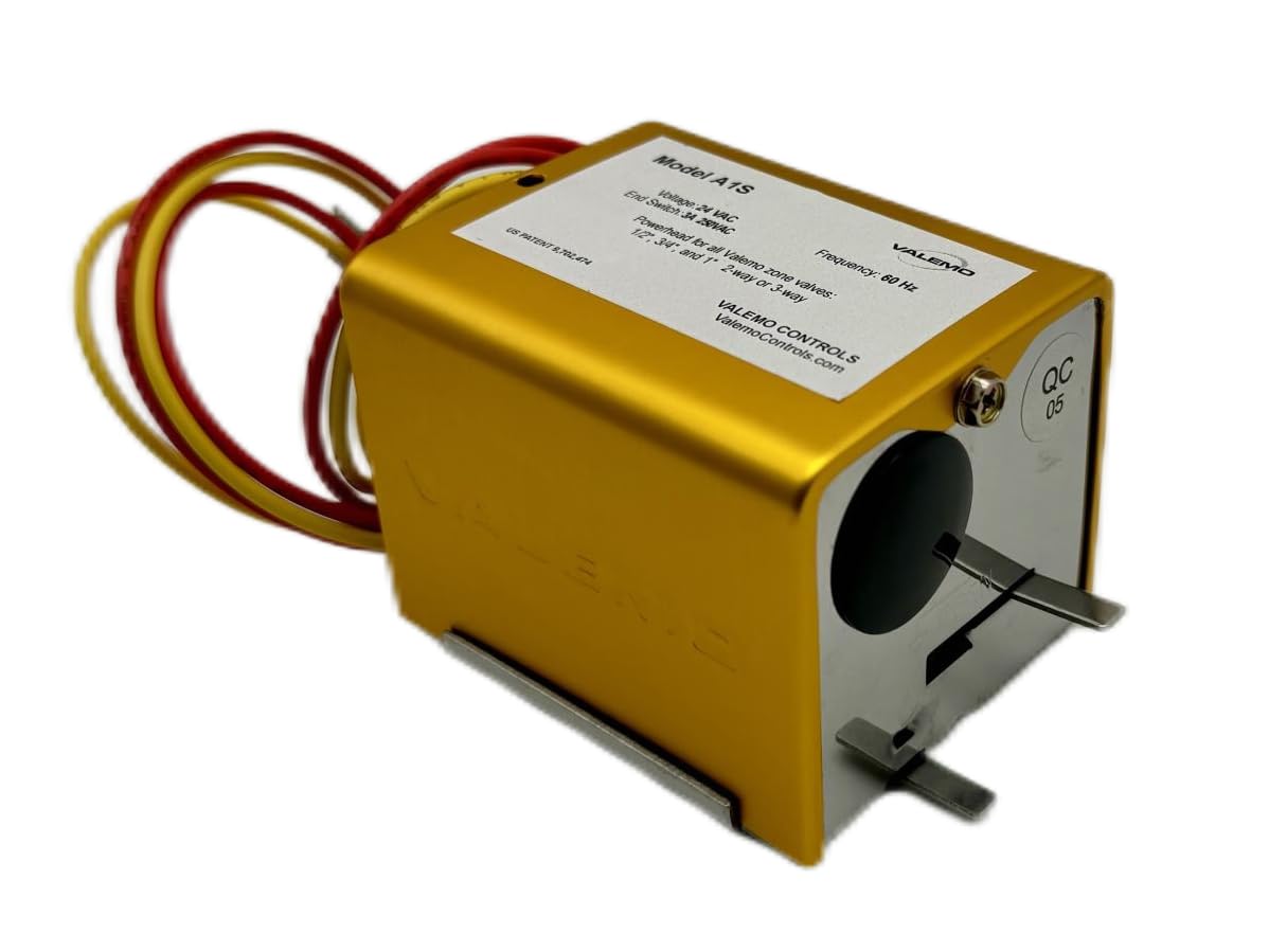 ValemoA1S Powerhead, 24 VAC, with End Switch, 18" Leads