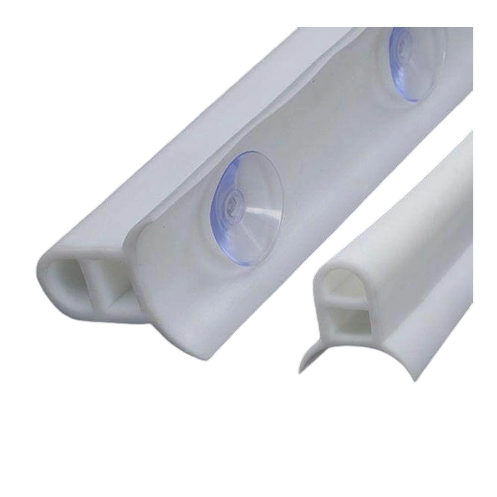 Protector antigoteo para Lluvia, Tira de Sellado de Silicona para Suelo de Ducha, Barrera de retención de Agua Plegable para Cuartos húmedos, tapón de Agua de 157 Pulgadas para una separació