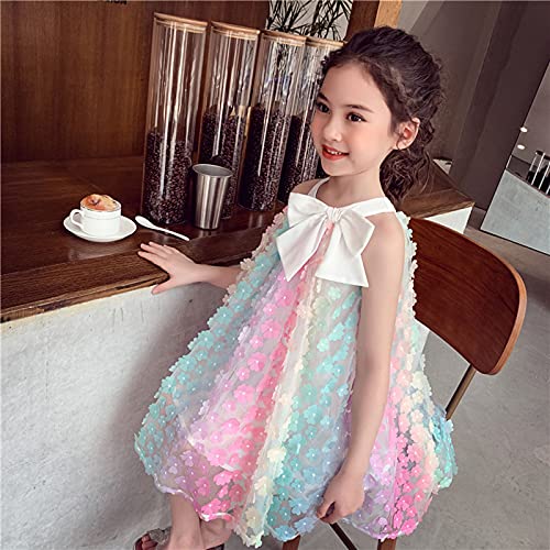 Kids Girls Princesses Dress Flower Girl Dress Butterfly Bowknot Dress Tulle Dress Wedding Prom2