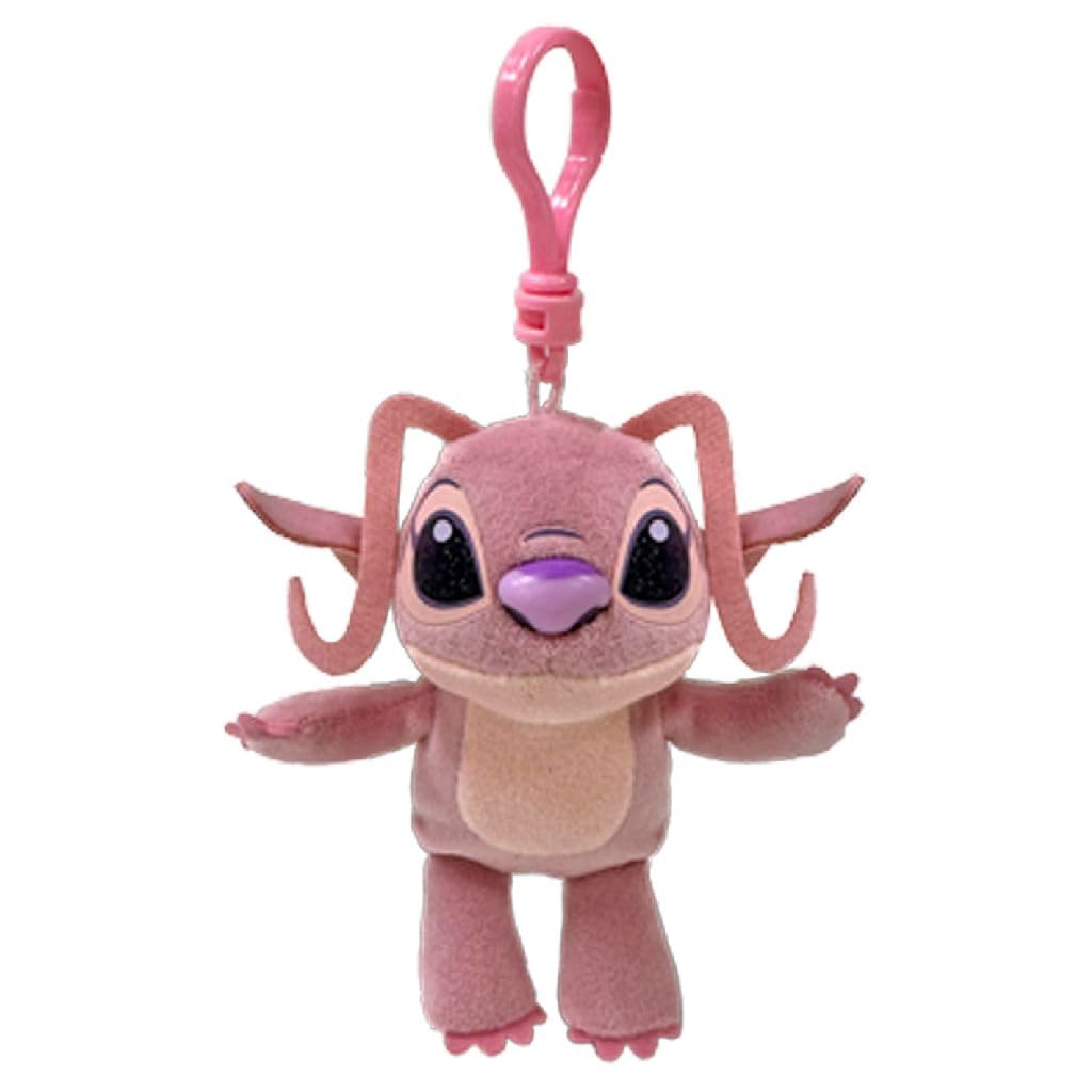Ty plush keychain Stitch Angel - Disney plush toy clip