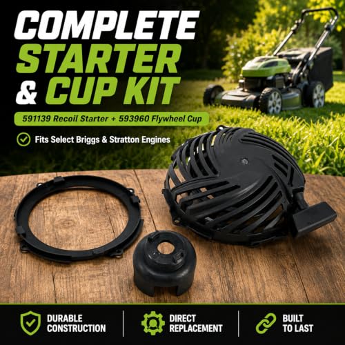 Image of Yinlowa 591139 Recoil Starter Pull Start Assembly with 593960 Start Cup