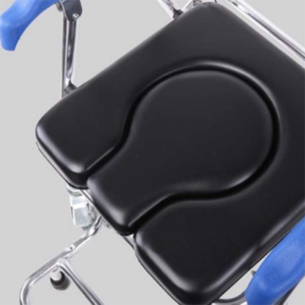 Lekki składany wózek inwalidzki do jazdy medyczny, plastikowe złamanie dla dzieci, krzesło kąpielowe wózek inwalidzki, wózek inwalidzki kobieta w ciąży mobilna toaleta składana