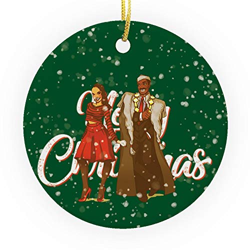 Amazon Com Fastei Christmas Ornament Coming 2 Comedy America 2020 Film African Lisa Prince Fanart Murphy Movie Lovers For Home Living Room Decoration Kit Tree Outdoor Ceramic Round 2pcs Pack Home Kitchen