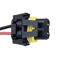 Vista 4 de BlyilyB Paquete de 4 adaptadores 9005 9006 HB3 HB4 hembra de arnés de cableado para faros antiniebla