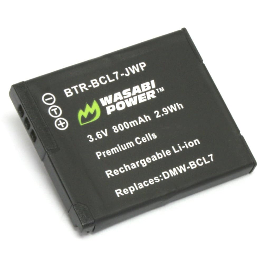 Amazon.com : Wasabi Power Battery for Panasonic DMW-BCL7 and