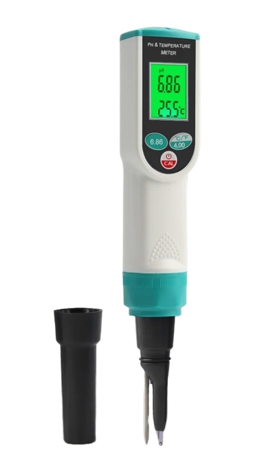 Misuratore PH del suolo di precisione 0,00~14, pH Analizzatore digitale sensore tester dell'acidità della temperatura for la semina all'aperto terreni agricoli da giardino Giardinaggio, Agricoltura