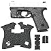 Handleitgrips Handgun Grip Tape Compatible with Glock 43x and Glock 48 - Black Textured Rubber Pistol Grip Tape, Easy Installation, Gun Parts & Accessories, Veteran Owned, Made in The USA