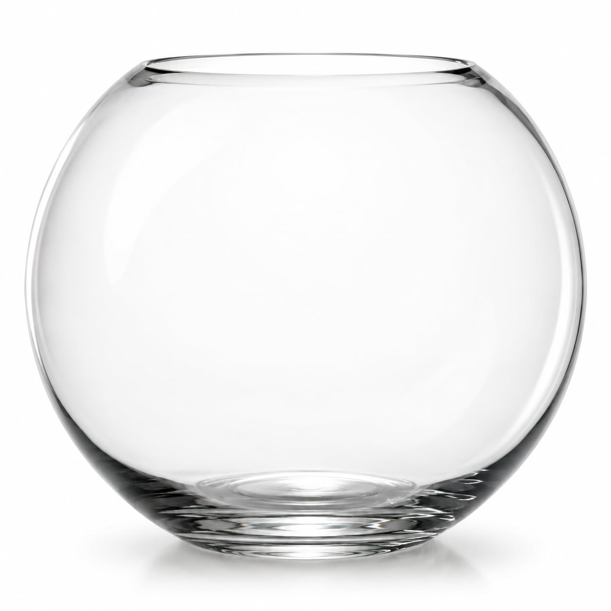 Floralcraft Clear Floralcraft® 15Cm Glass Fish Bowl Round Centerpiece Display Vase Terrarium, Sphere Bubble Ball Flower Vase For Home Office Hotel Wedding Decoration