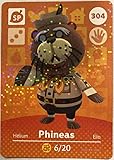 Phineas - Nintendo Animal Crossing Happy Home Designer Amiibo Card - 304