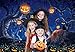 Funnytree 7x5ft Halloween Themed Photography Backdrop Moon Night Spooky Forest Pumpkins Background Dead Trees Haunted House Party Banner Cake Table Decorations Photo Booth