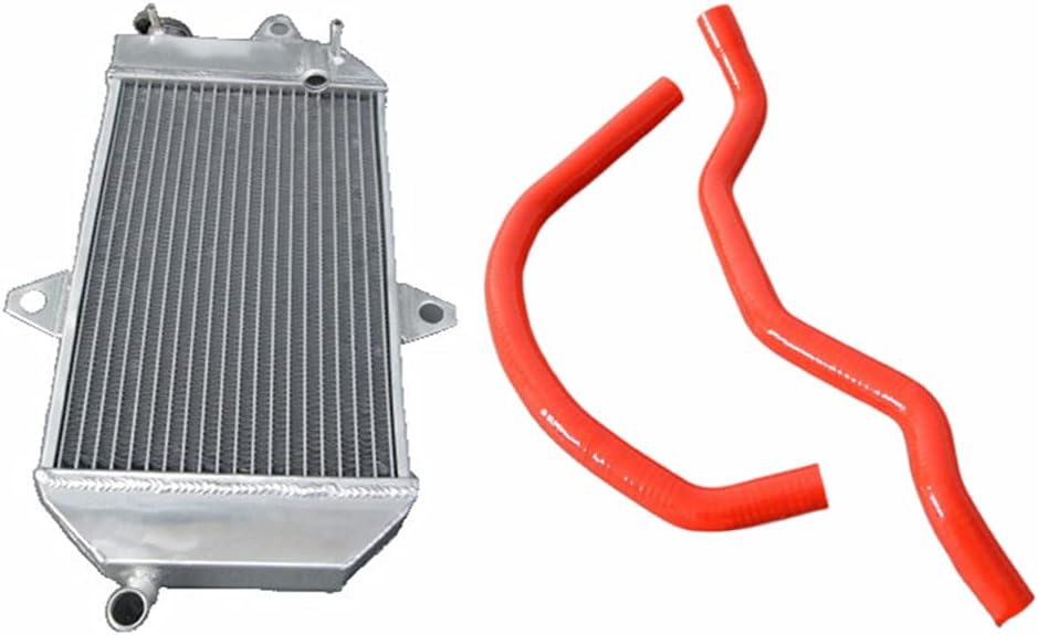 Oversized Aluminum Radiator + Silicone Hose For ATV Yamaha banshee 350 YFZ350 YFZ 350 (Green)