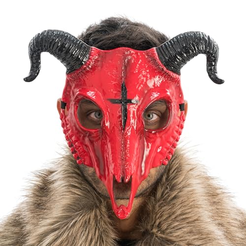 Chaks - Toucado de rainha má para mulher, preto com chifres, rosas e véu, acessório de disfarce para Halloween