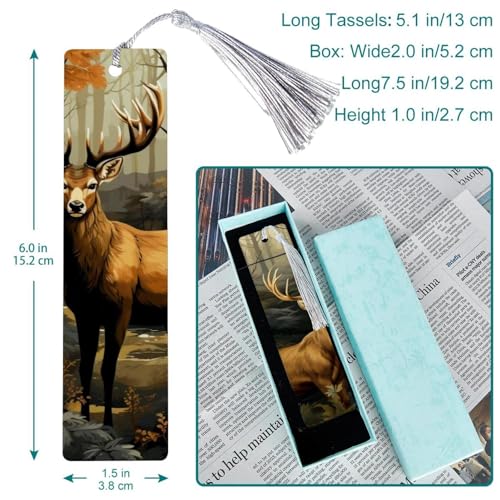 Marque-pages cerf lot de 6 pour ne plus perdre votre page - 2