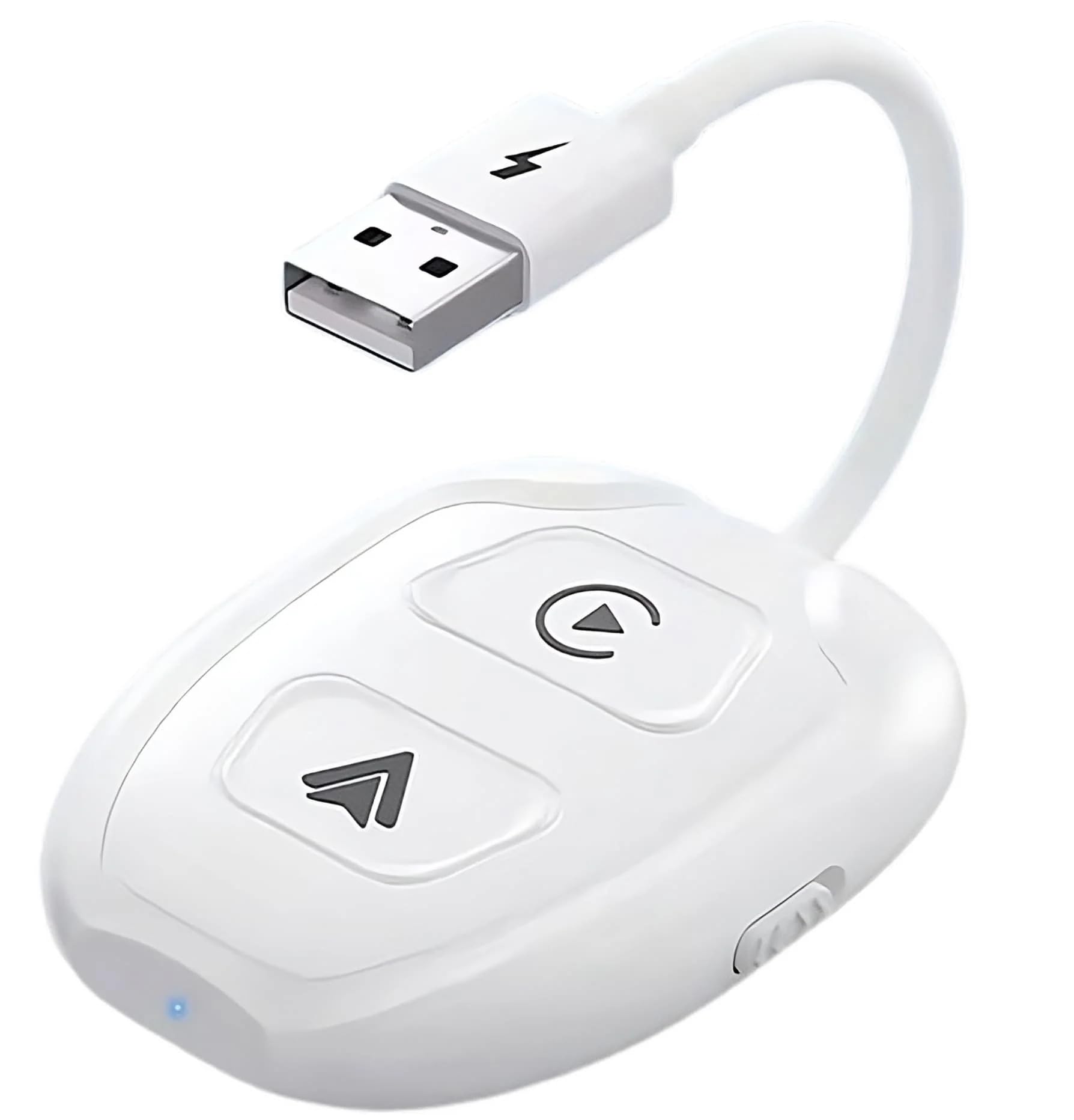 TechAdro 2-in-1 Wireless Apple CarPlay/Android Auto Adapter, a 5.8 GHz Dongle, Wired to Wireless Conversion with USB A/USB C Compatibility, and Plug & Play Setup