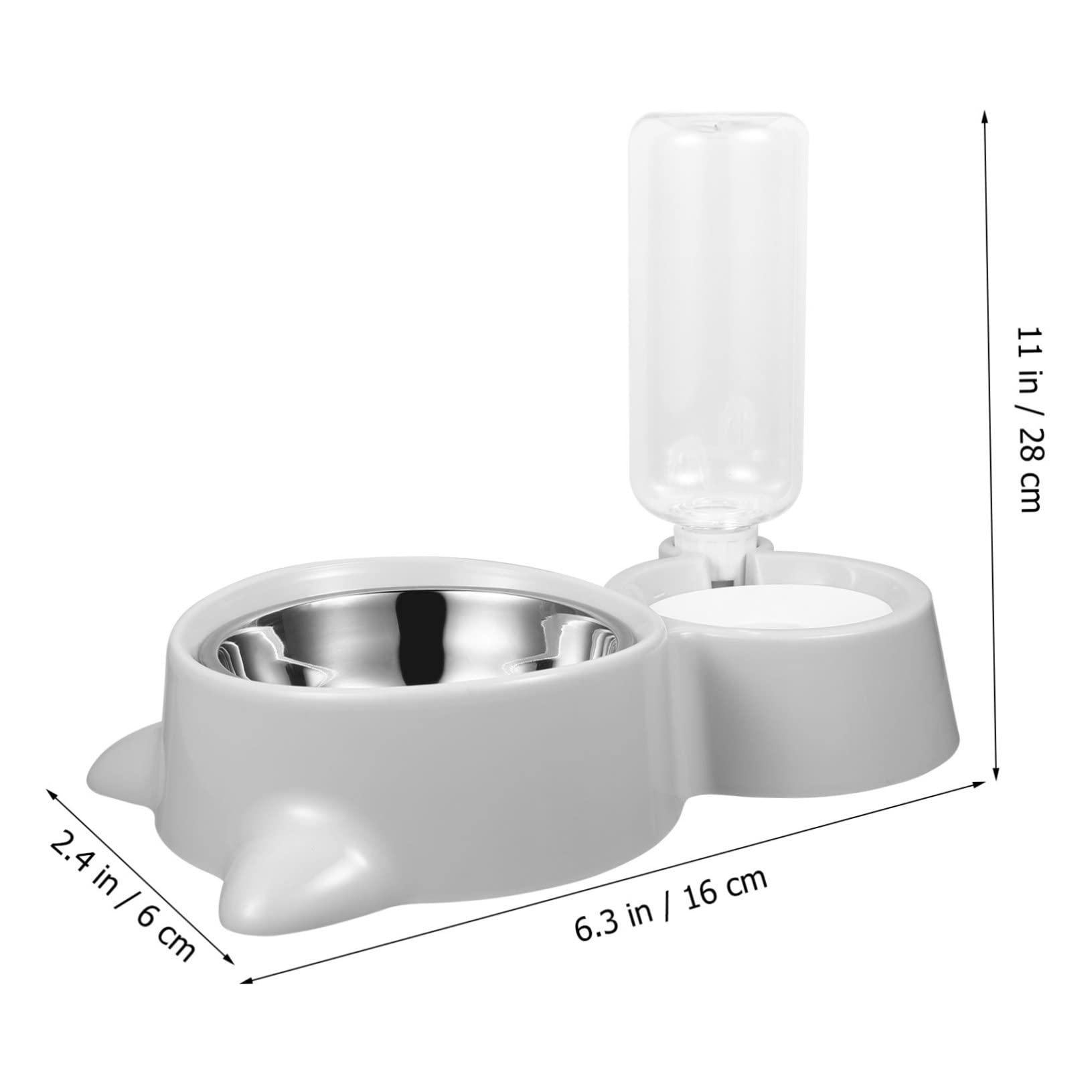 Milisten Water Feeder Bowl Automatic Pet Feeder Plastic Material Leakproof Easy to Carry for Small Dogs
