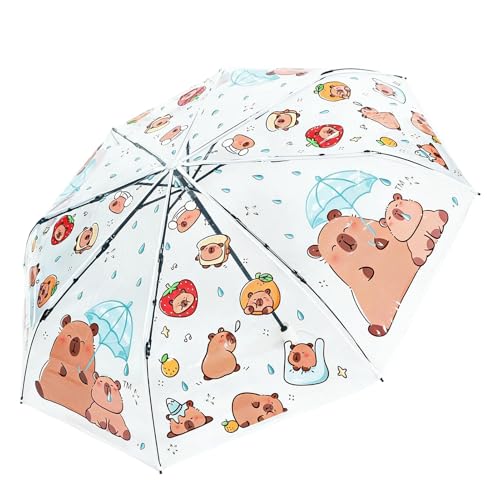 YRTUOP Paraguas Plegable Para Niños, Paraguas De Viaje Antiviento Diseño Ligero, Bonito Y Divertido Regalo Creativo Para Bebés, Niñas Y Niños