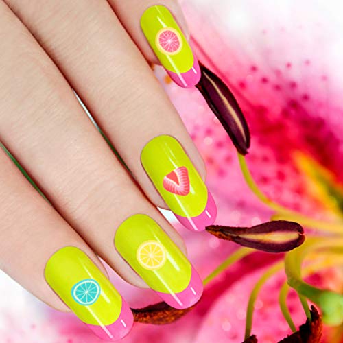 FRCOLOR 2.000 Unidades de Adesivos de Unhas de Frutas Adesivos de Manicure Adesivos de Unhas Estíªnc