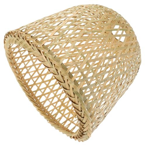 Abat-jour lampe sur pied vintage jojofuny bambou kaki amovible pour luminaire