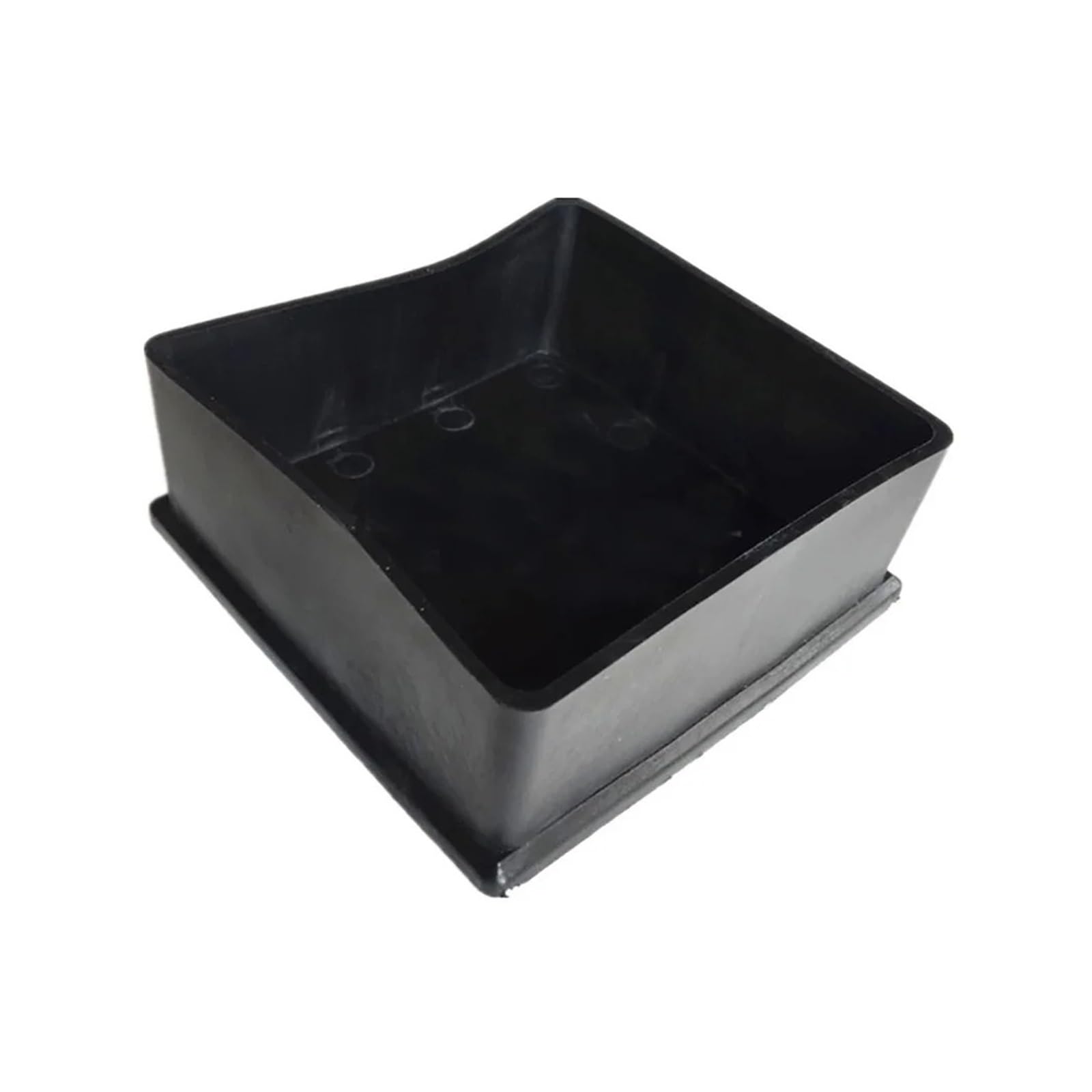 80x80mm 100x100mm Silla de PVC Negro Patas de Mesa de Goma Cubierta de protección de Patas móviles Cubiertas de Extremos de Tubo protección de Suelo Antideslizante 8 Uds (Tamaño : 100x100mm)