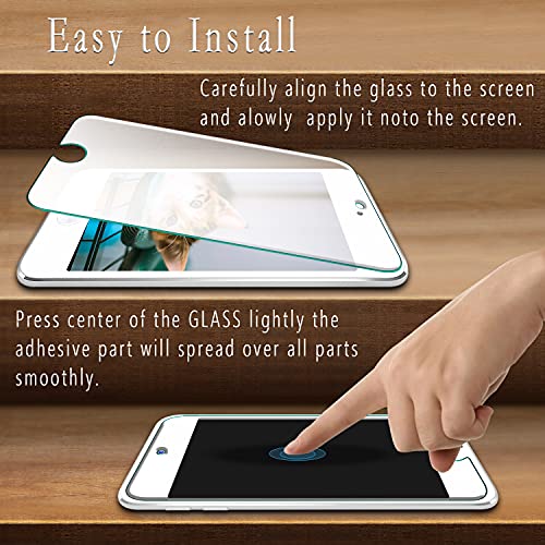 Image of HPTech iPod Touch 6 /5 Screen Protector - (2-Pack) Tempered Glass Film for Apple iPod Touch 6G (6th Generation) / 5G (5th Generation) with Lifetime Replacement Warranty