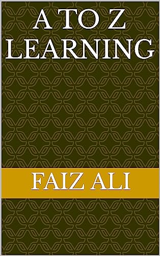 A to Z learning (Welsh Edition)