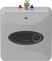 Vista 8 de GE Appliances - Calentador de agua versátil de 2.5 galones, mini tanque con termostato ajustable, se instala fácilmente debajo del fregadero, 120 V